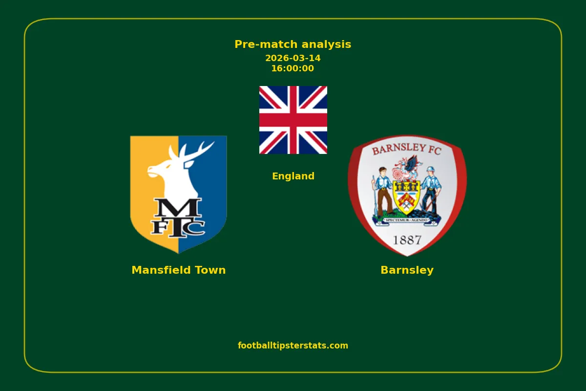 Pre-match analysis: Mansfield Town vs Barnsley on 2026-03-14